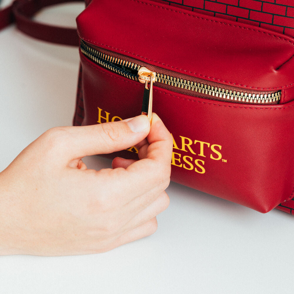 Mochila burdeos Harry Potter Plataforma 9 3/4 Hogwarts Express - 5