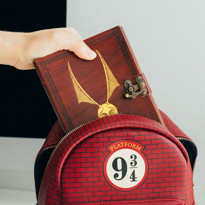 Mochila burdeos Harry Potter Plataforma 9 3/4 Hogwarts Express - 7