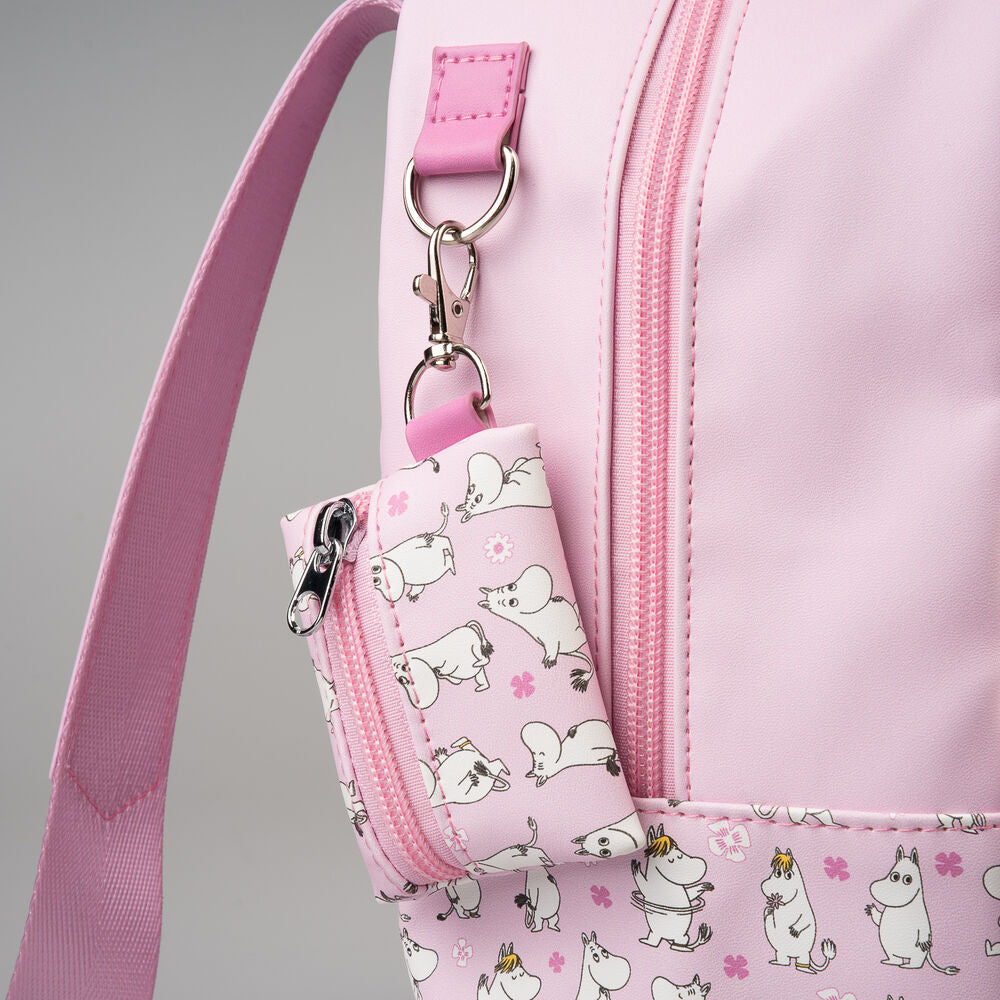 Mochila Moomin rosa ERIK con estampado de personajes - 5