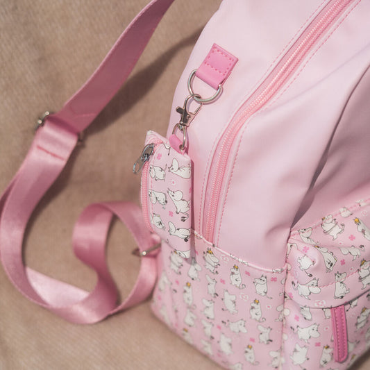 Mochila Moomin rosa ERIK con estampado de personajes - 6