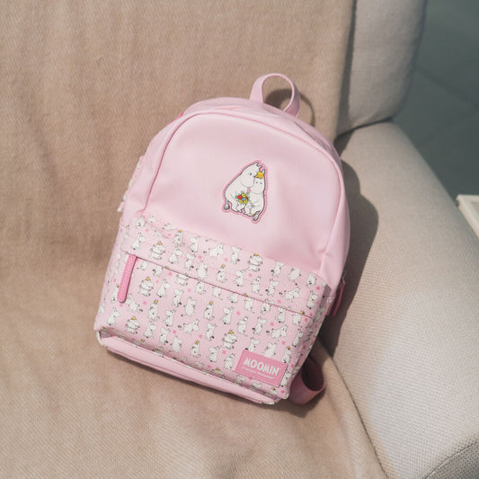 Mochila Moomin rosa ERIK con estampado de personajes - 9