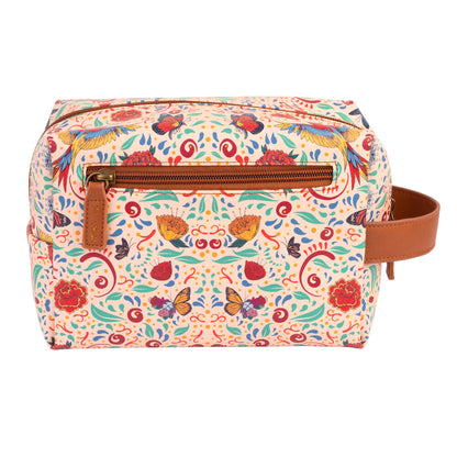 Neceser Viva la Vida de Frida Kahlo con estampado floral multicolor - 2