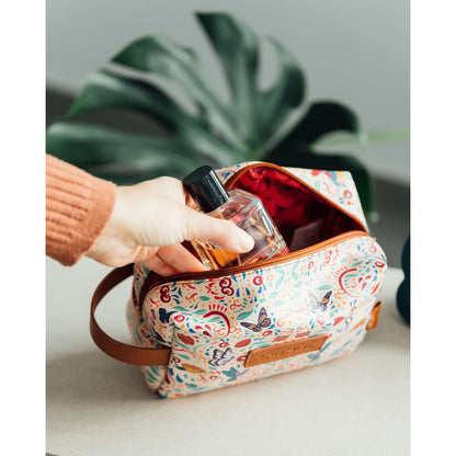 Neceser Viva la Vida de Frida Kahlo con estampado floral multicolor - 6