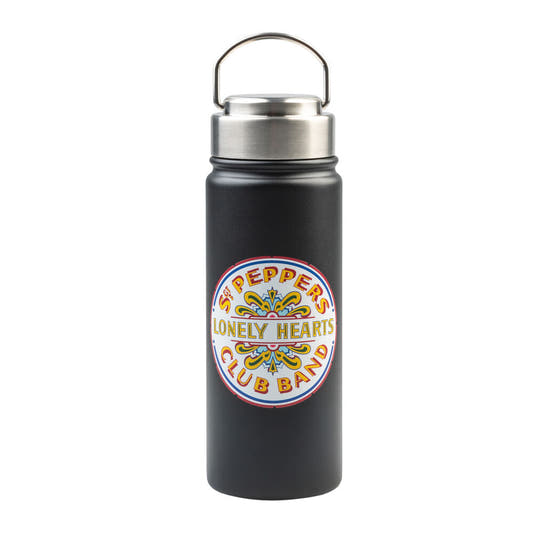 Botella negra de acero inoxidable The Beatles Sgt. Pepper’s de 500 ml