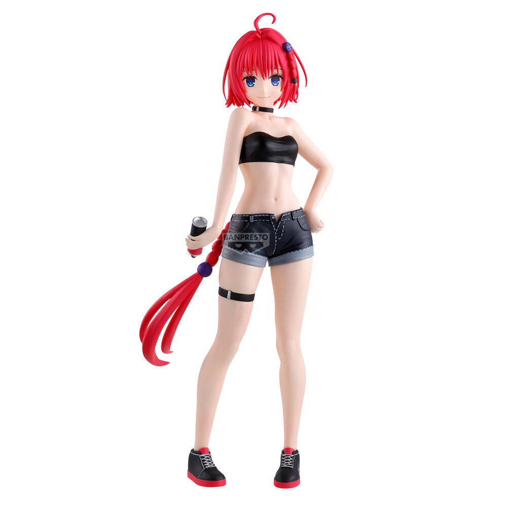 Figura de Mea Kurosaki de To Love-Ru Darkness con cabello rojo