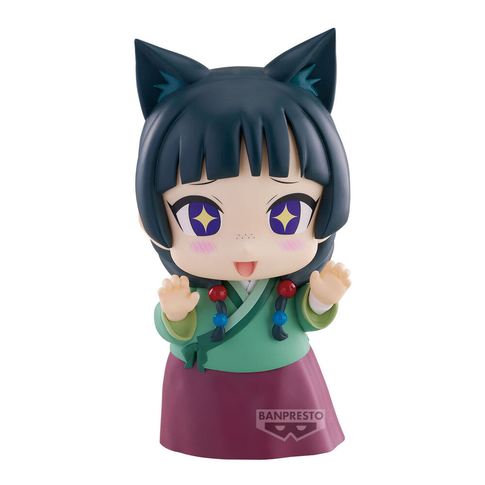 Figura chibi de Maomao de The Apothecary Diaries con atuendo verde y orejas felinas - 2