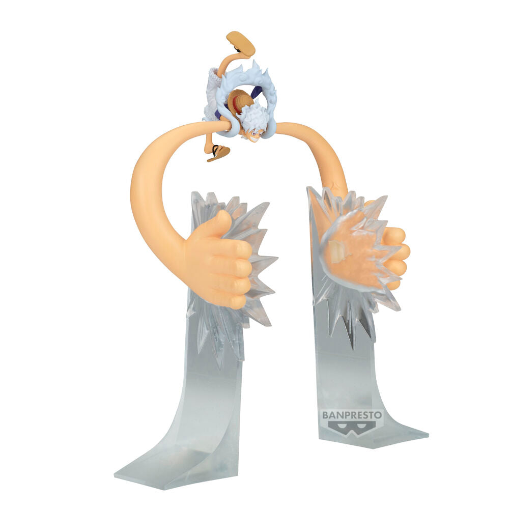 Figura de Monkey D. Luffy Gear 5 de One Piece con brazos extendidos - 2