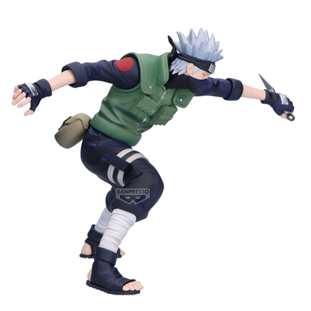 Figura de Kakashi Hatake de Naruto en pose de combate con kunai - 2