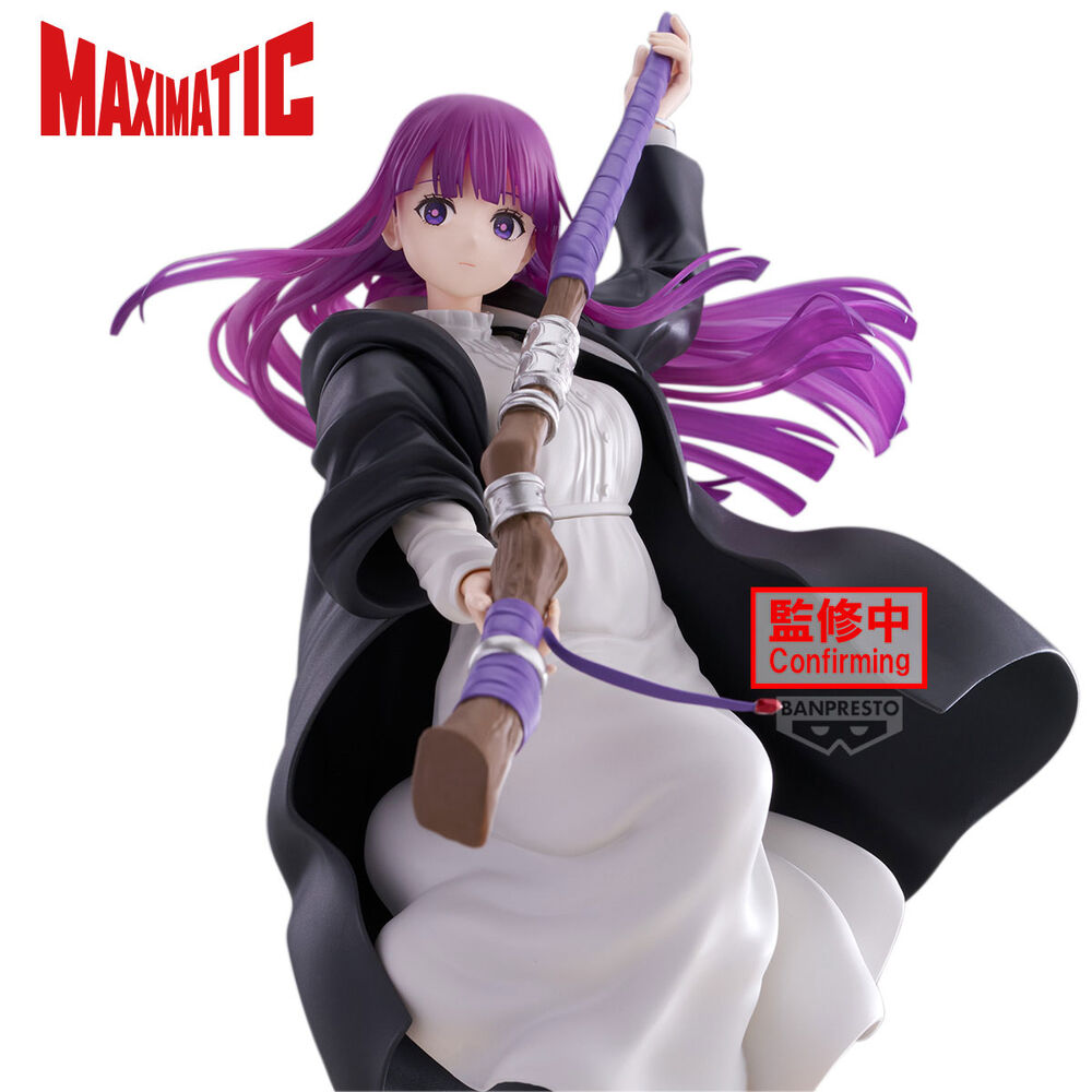 Figura Maximatic de Fern con bastón, capa negra y cabello morado - 2