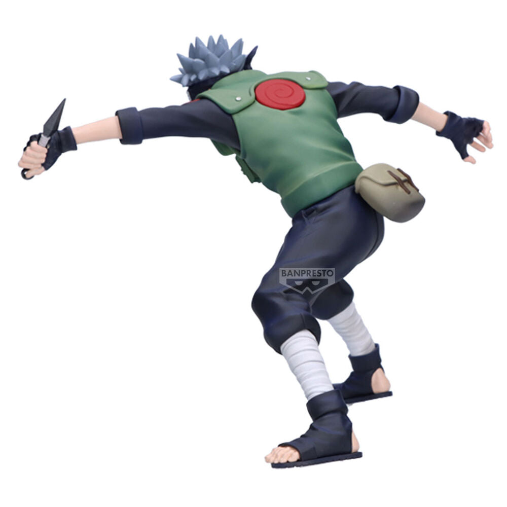 Figura de Kakashi Hatake de Naruto en pose de combate con kunai - 3