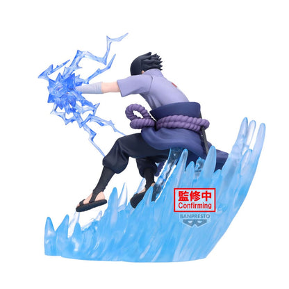 Figura de Sasuke Uchiha de Naruto Shippuden con efecto de energía azul - 3