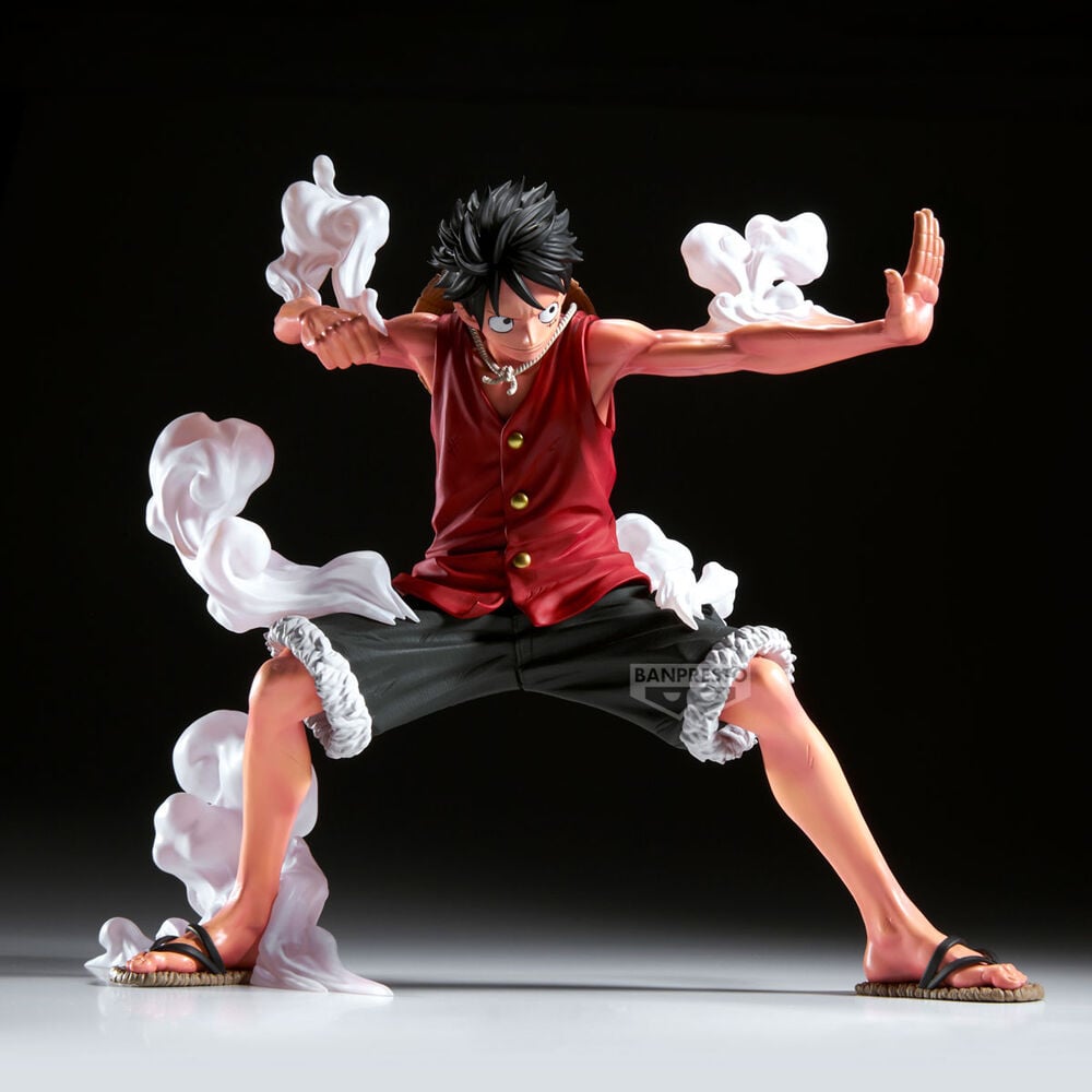 Figura de Monkey D. Luffy Maximatic Plus de One Piece en pose dinámica - 3