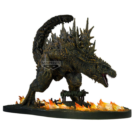 Figura BANPRESTO de Godzilla Minus One con base de llamas - 4