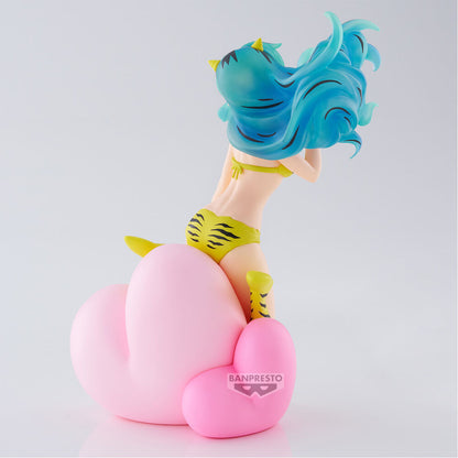 Figura de Lum de Urusei Yatsura con cabello turquesa y base rosa - 5