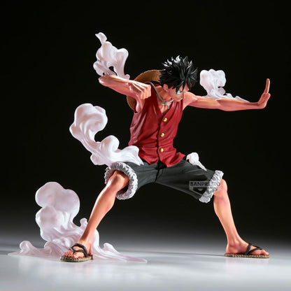 Figura de Monkey D. Luffy Maximatic Plus de One Piece en pose dinámica - 4