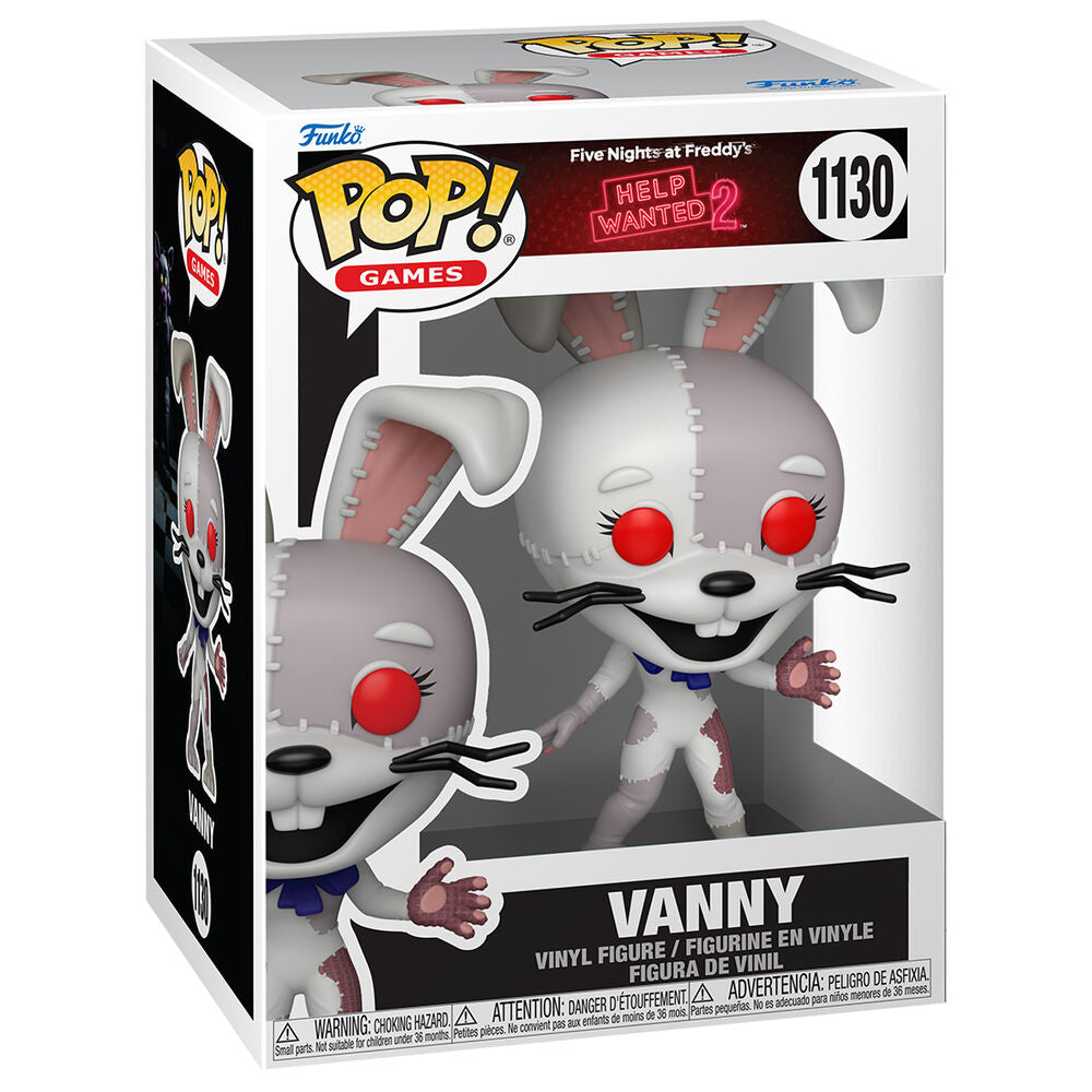 Figura Funko POP! de Vanny con ojos rojos y pajarita azul - 2