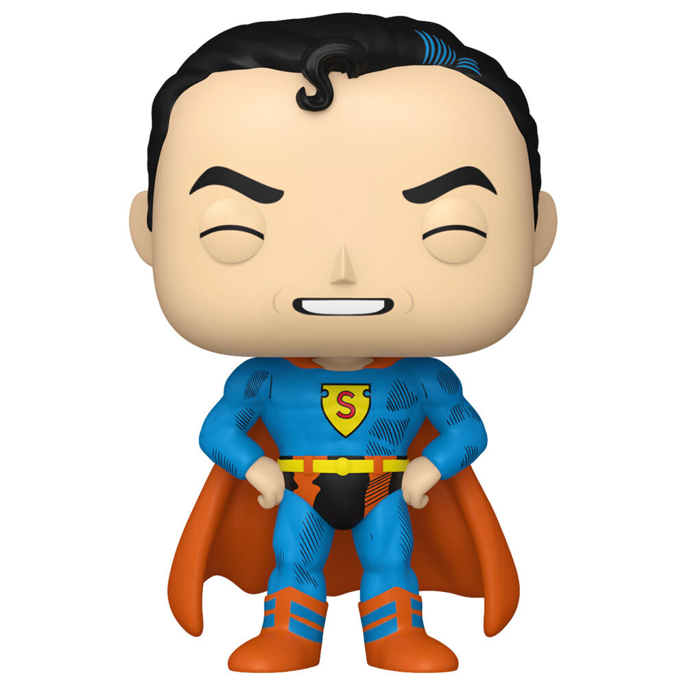 Figura Funko POP! de Superman Golden Age con traje azul y capa roja