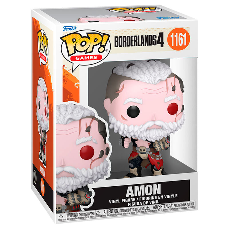 Figura Funko POP! de Amon de Borderlands 4 con barba blanca y armadura - 2