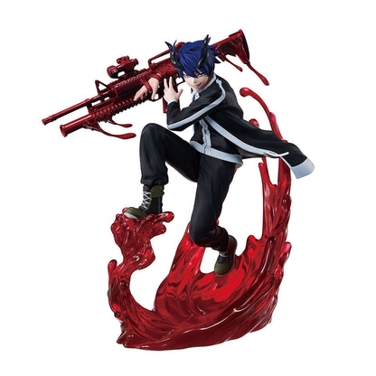 Figura Ichibansho de Shiki Ichinose con arma roja y base de efecto