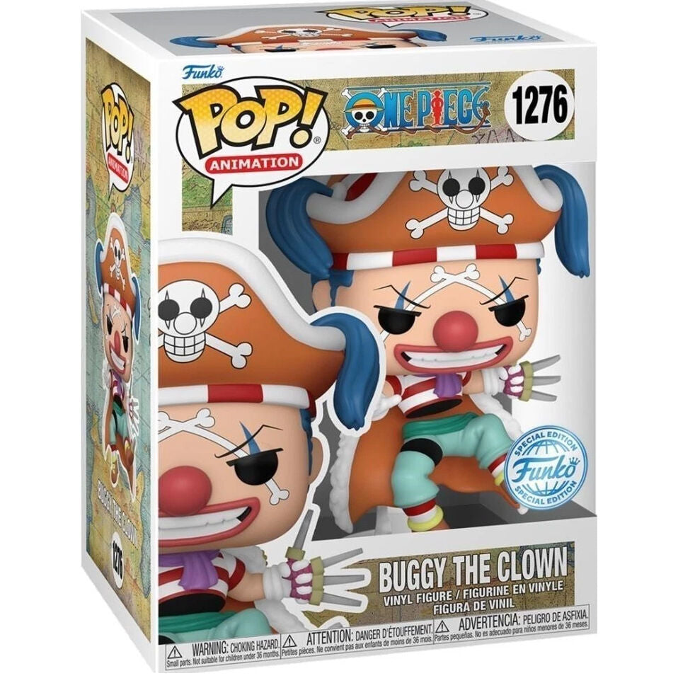 Figura Funko POP! de Buggy the Clown de One Piece en caja