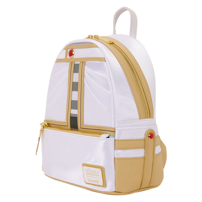 Mochila Loungefly de Frieren Beyond Journey's End en blanco y dorado - 5
