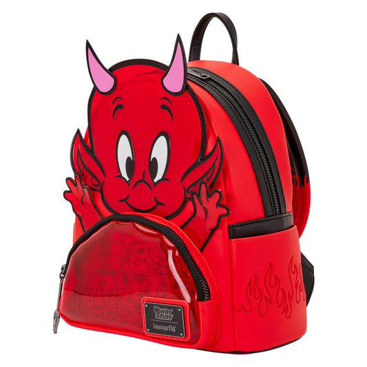 Mochila roja de Casper Loungefly con bolsillo frontal transparente - 2