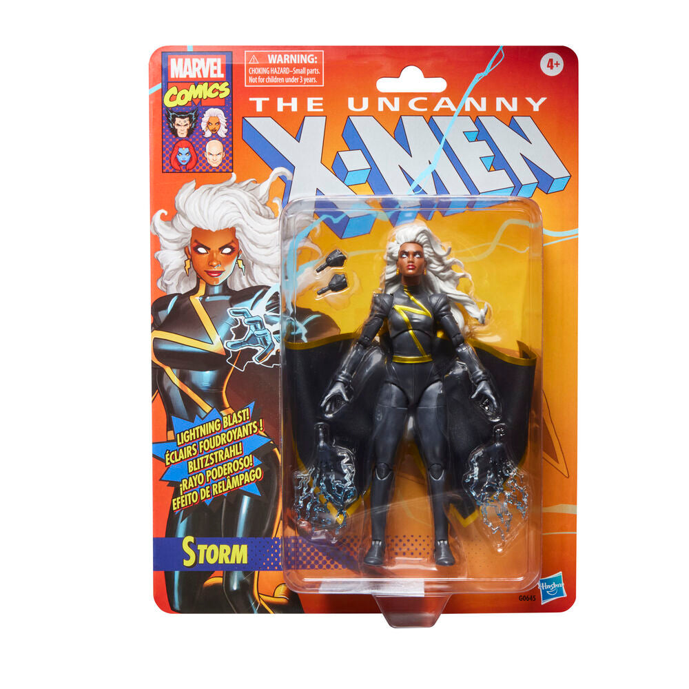 Figura articulada de Tormenta Marvel Legends con capa y efecto de rayos - 2
