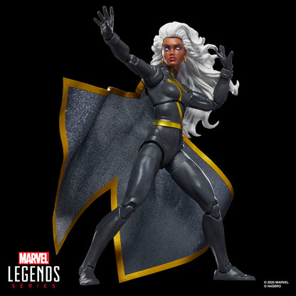 Figura articulada de Tormenta Marvel Legends con capa y efecto de rayos - 3