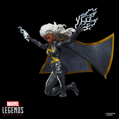 Figura articulada de Tormenta Marvel Legends con capa y efecto de rayos - 7