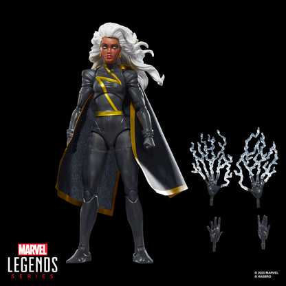 Figura articulada de Tormenta Marvel Legends con capa y efecto de rayos - 8