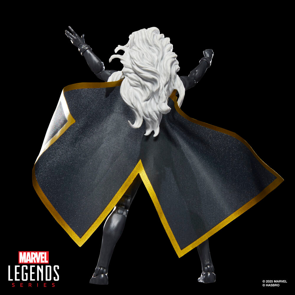 Figura articulada de Tormenta Marvel Legends con capa y efecto de rayos - 9