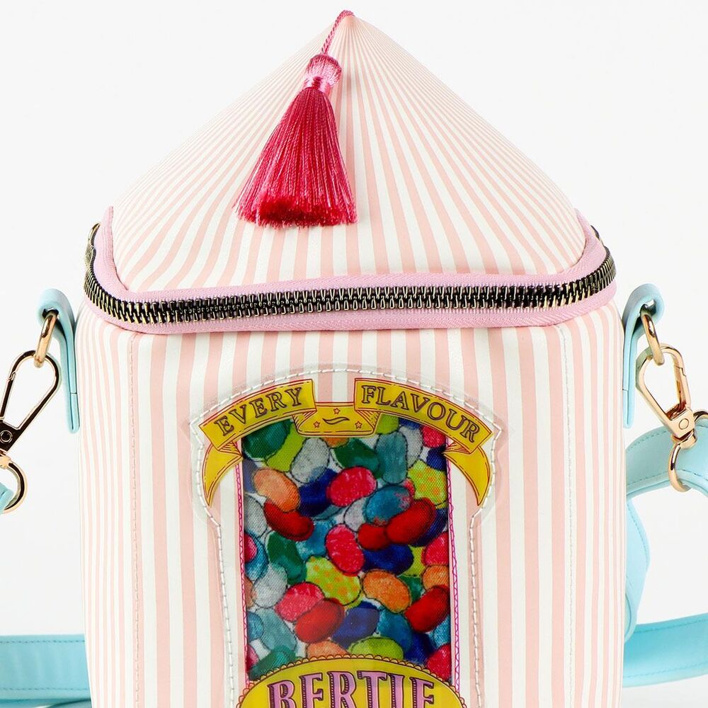 Bolso Honeydukes de Harry Potter con rayas rosas y estampado Bertie Bott’s - 2