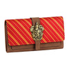 Cartera roja y dorada de Gryffindor Harry Potter con escudo frontal