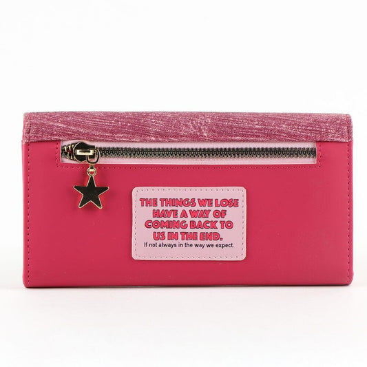 Cartera rosa burdeos de Luna Lovegood Harry Potter con aplique de gafas - 2