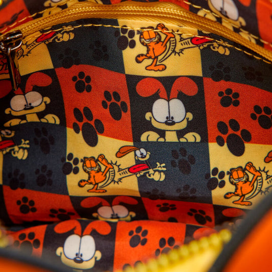 Bolso amarillo Loungefly con diseño frontal de Odie de Garfield - 3