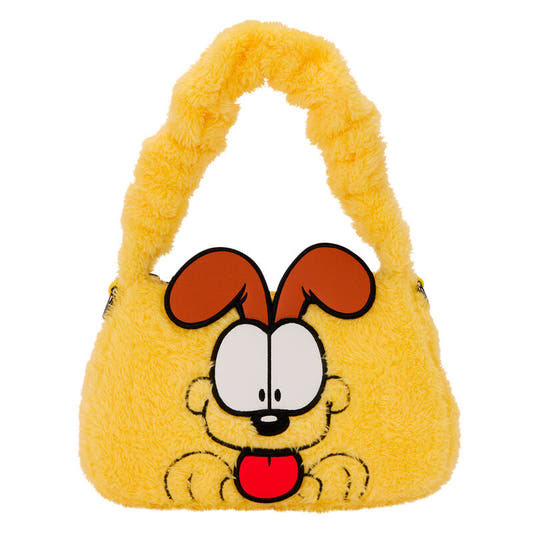 Bolso amarillo Loungefly con diseño frontal de Odie de Garfield