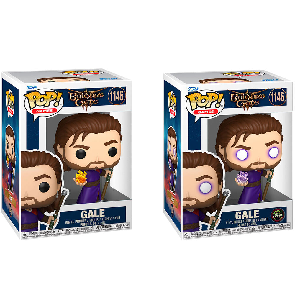 Figuras Funko POP! de Gale de Baldur’s Gate, versión estándar y Chase