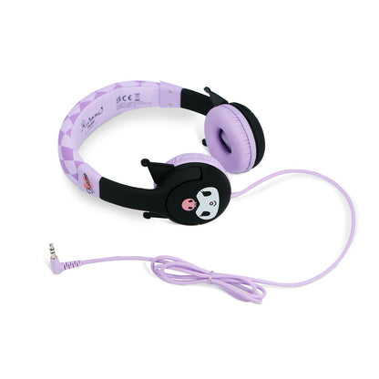 Auriculares infantiles Kuromi Hello Kitty en lila y negro - 8