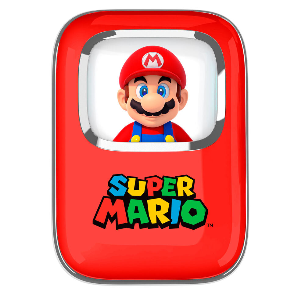 Auriculares inalámbricos rojos Super Mario Bros con carcasa de carga - 2