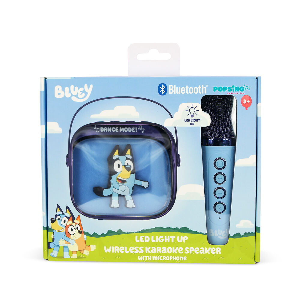 Altavoz LED de karaoke Bluey con micrófono inalámbrico - 10