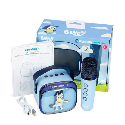 Altavoz LED de karaoke Bluey con micrófono inalámbrico - 15
