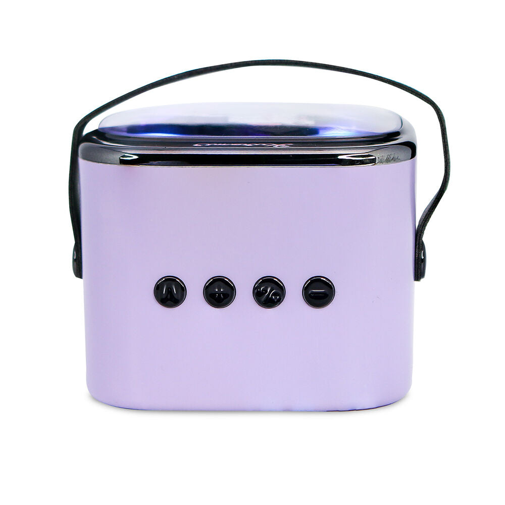 Altavoz karaoke morado Kuromi con micrófono inalámbrico y luces LED - 7