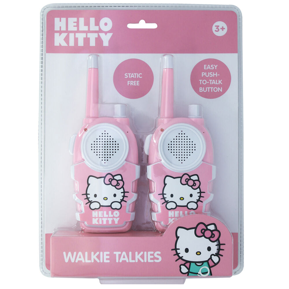 Set de dos walkie talkies rosas de Hello Kitty
