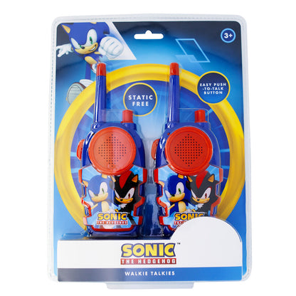 Set de walkie talkies Sonic The Hedgehog azules y rojos