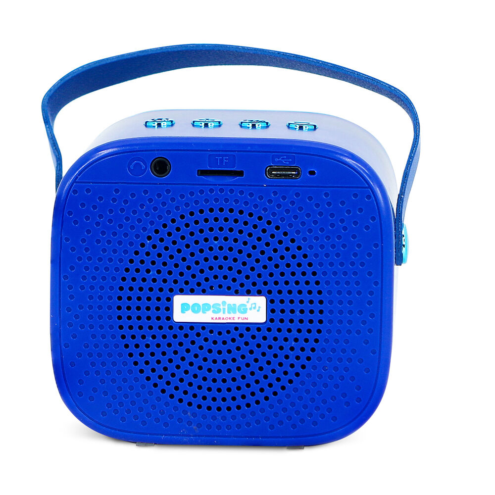 Altavoz karaoke azul de Sonic con micrófono inalámbrico - 10