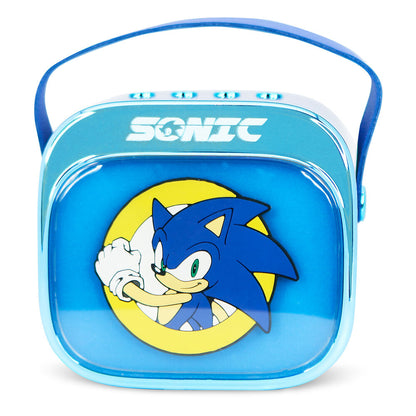 Altavoz karaoke azul de Sonic con micrófono inalámbrico - 14