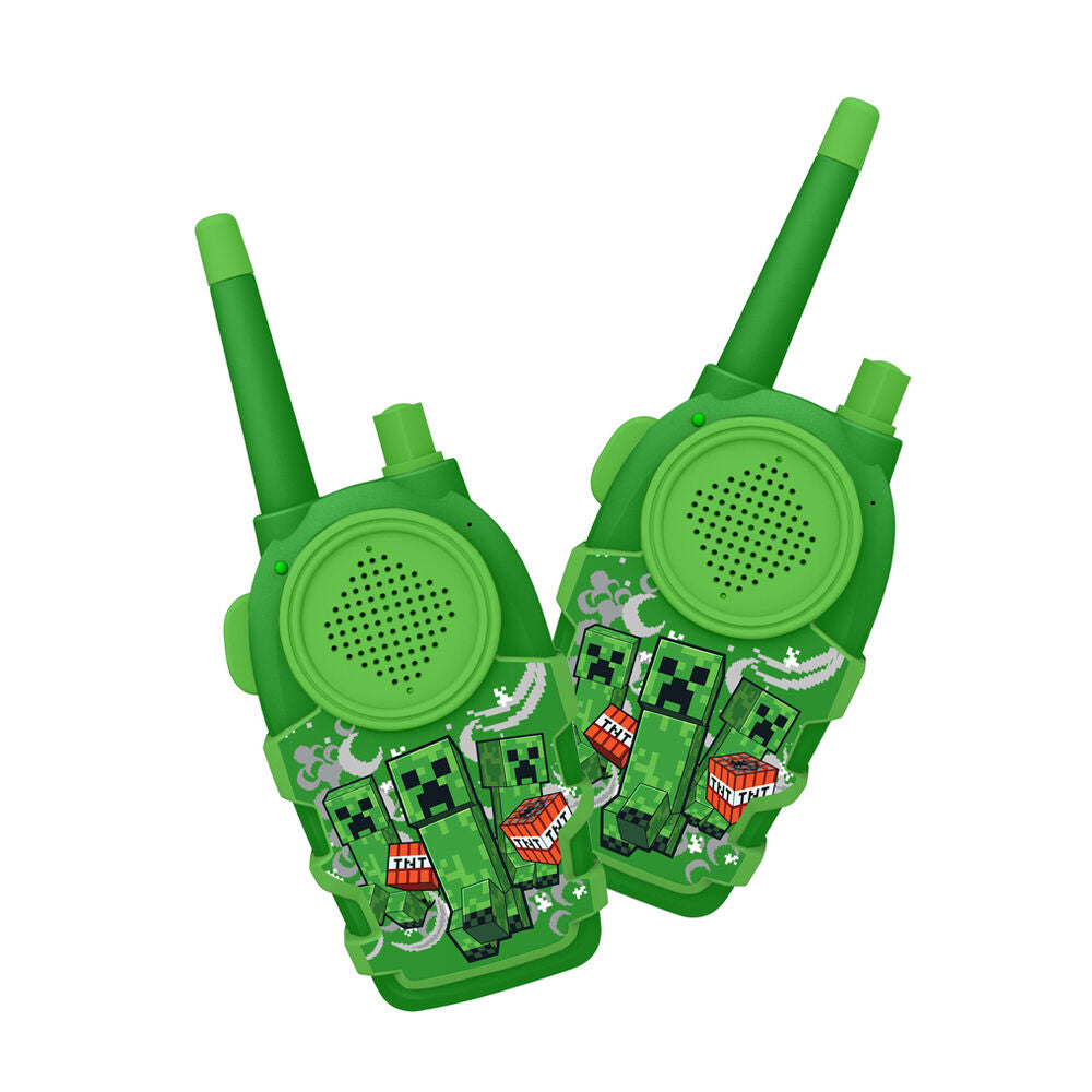 Set de dos walkie talkies verdes de Minecraft - 4