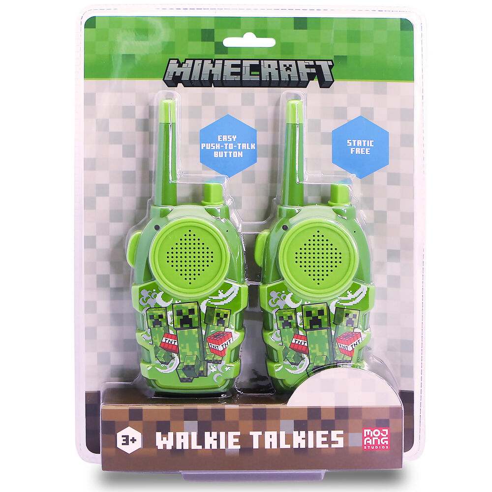 Set de dos walkie talkies verdes de Minecraft - 9