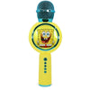 Micrófono altavoz amarillo de Bob Esponja con luz LED