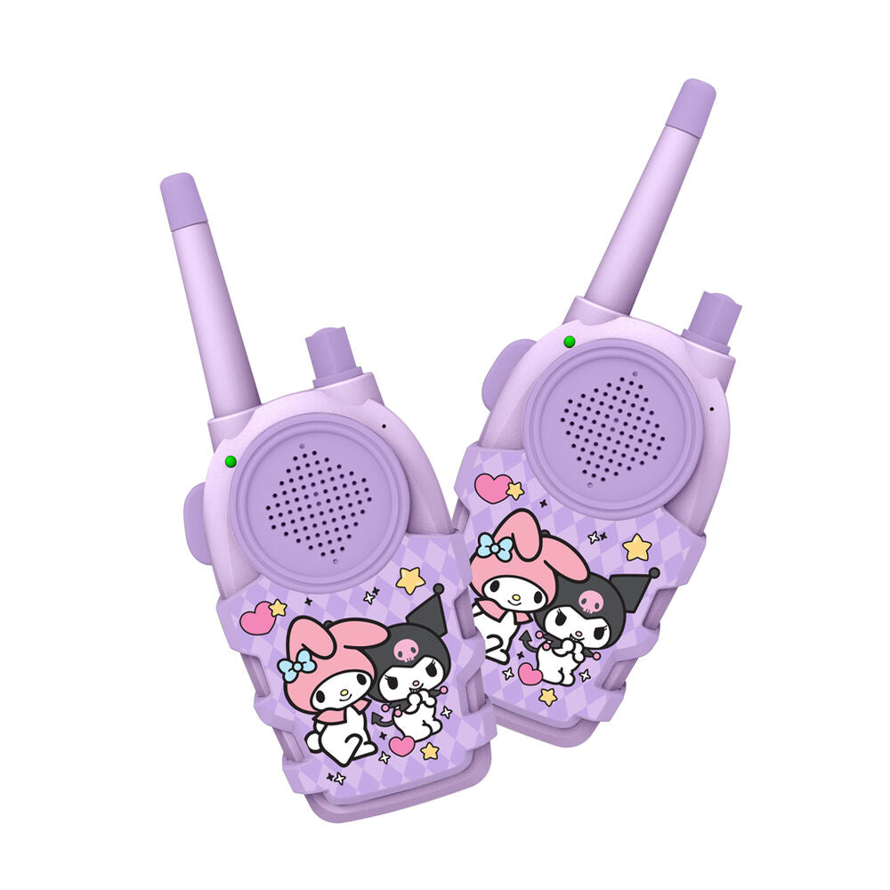 Set de dos walkie talkies lilas de Kuromi y Hello Kitty - 4